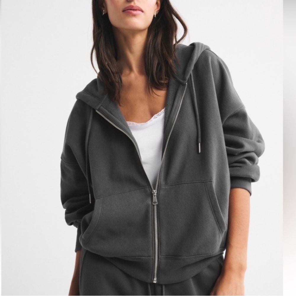 Abercrombie essential Sunday hooded full zip